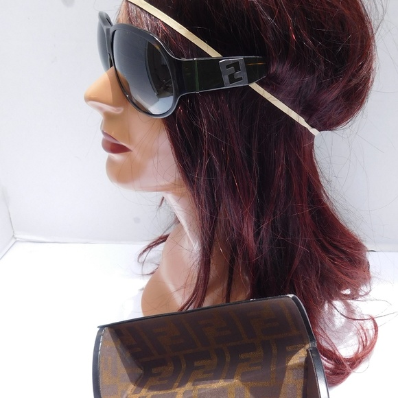 SOLD-AUTHENTIC FENDI FS472M 125 BROWN SUNGLASSES - Picture 2 of 8